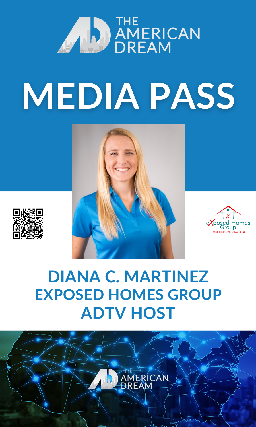 Diana Martinez ADTV Media Pass